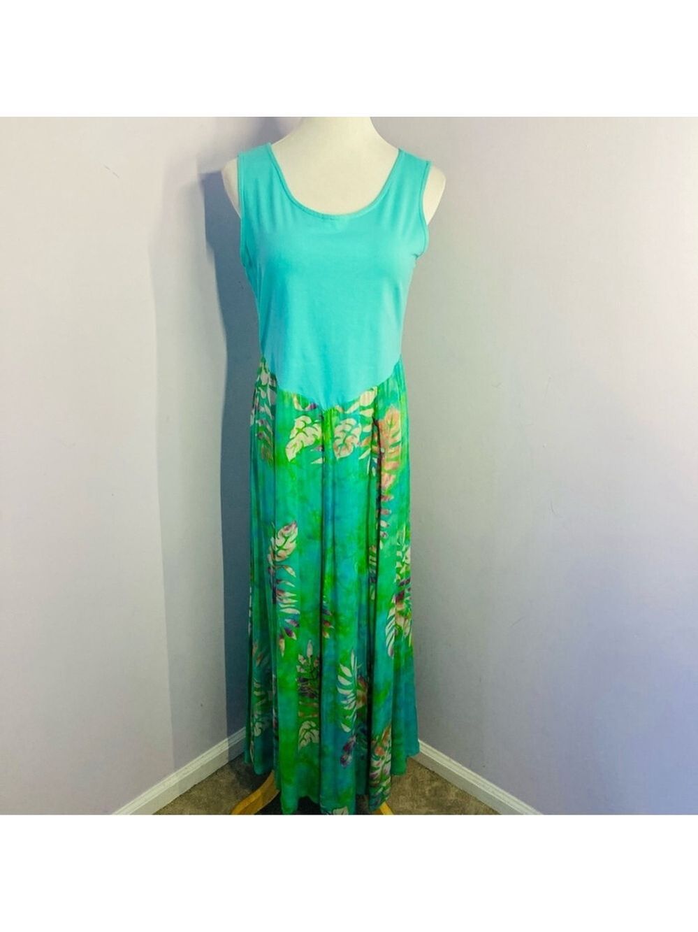 Soft Surroundings Tropical Dress, EUC, Size MPetite